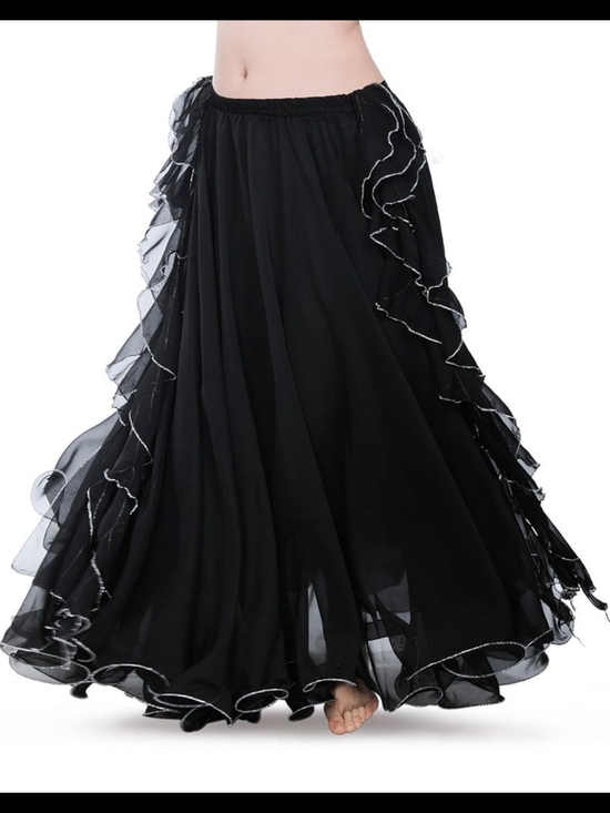 Royal Smeela Other - Chiffon Belly Dance Skirt Slit Bellydance Skirts Tribal Belly Dancer Costumes